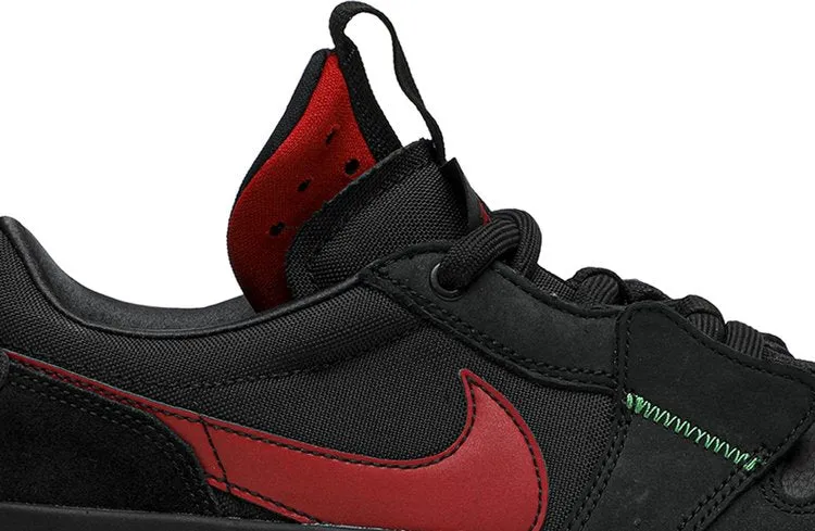 Ghetto Gastro x Air Jordan 1 Low React Fearless Sneakers, Black