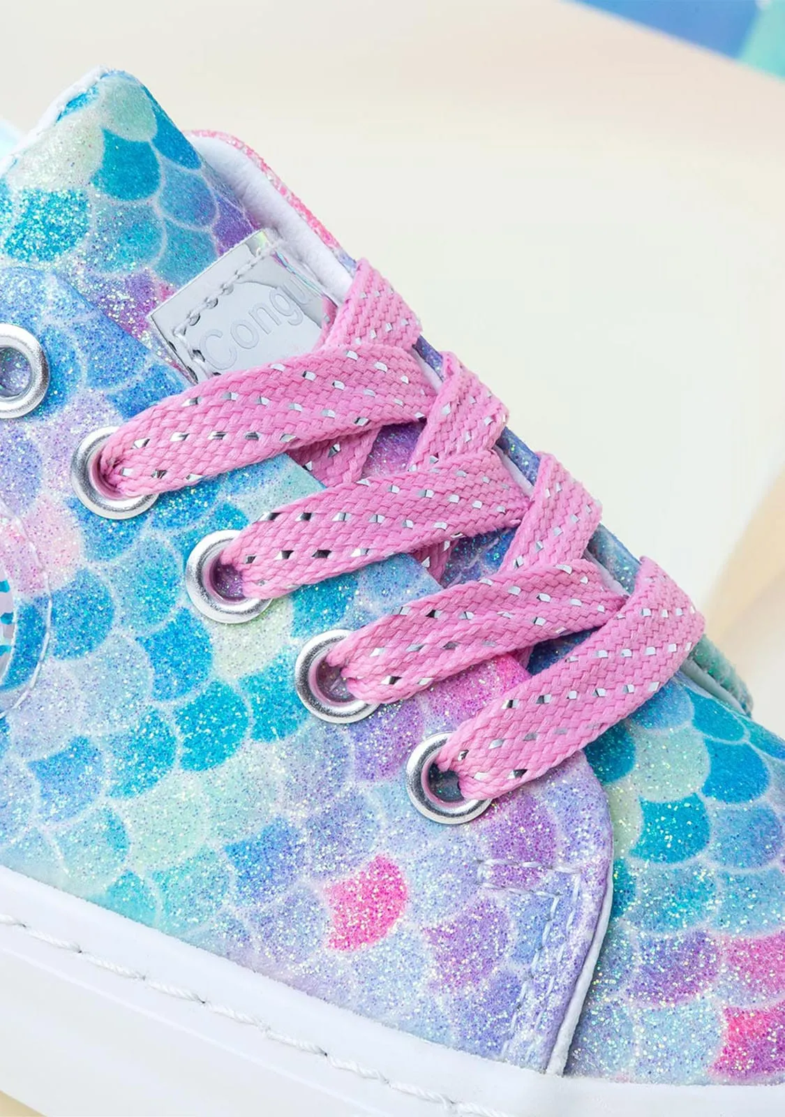 Girl's Mermaid Sneakers