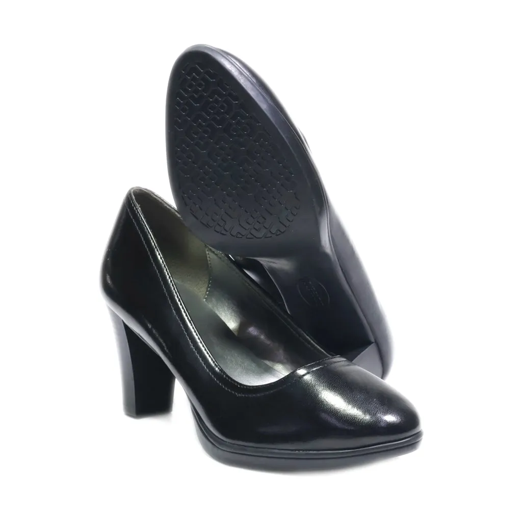 Graceland High-Heel Shoes Leather Black Colour For Women