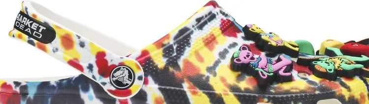 Grateful Dead x Chinatown Market x Clog Tie Dye Sneakers, Multicolor