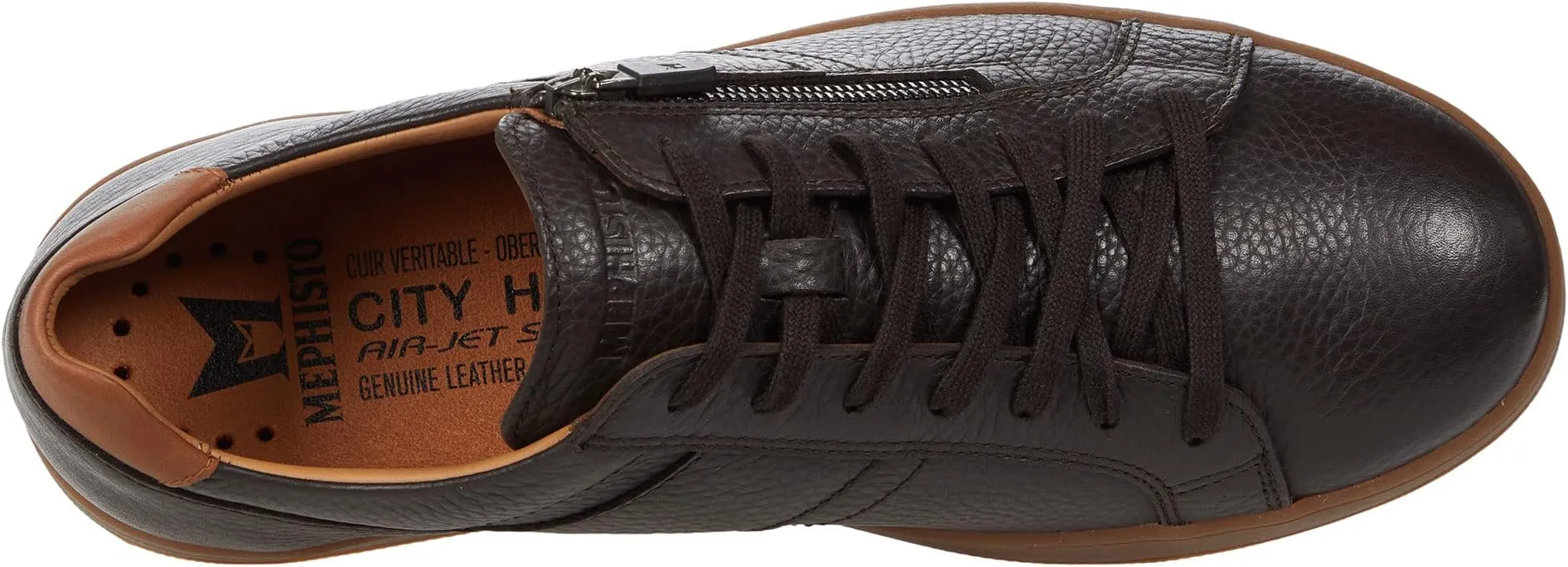 Henrik Mephisto sneakers in Dark Brown Oregon/Randy