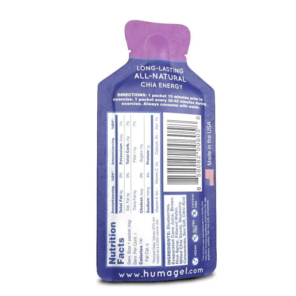 Hüma - Blueberry Energy Gel