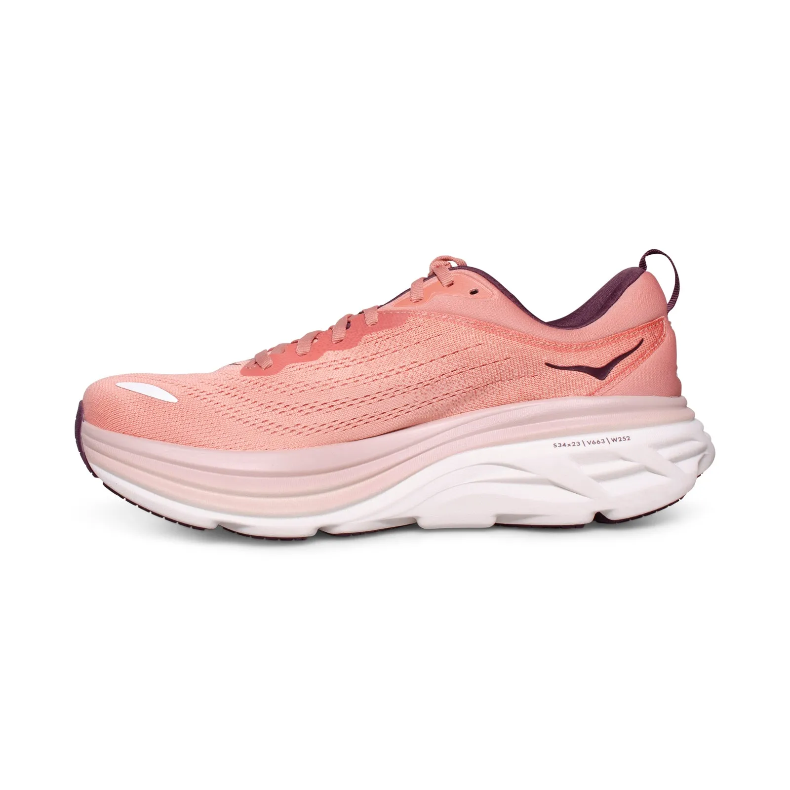Hoka Bondi 8 Earthenware / Pink Clay Running Shoes - Men's