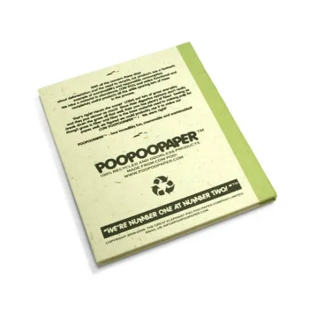 Horse POOPOOPAPER Horse Logo - Eco-friendly Journal - Grass