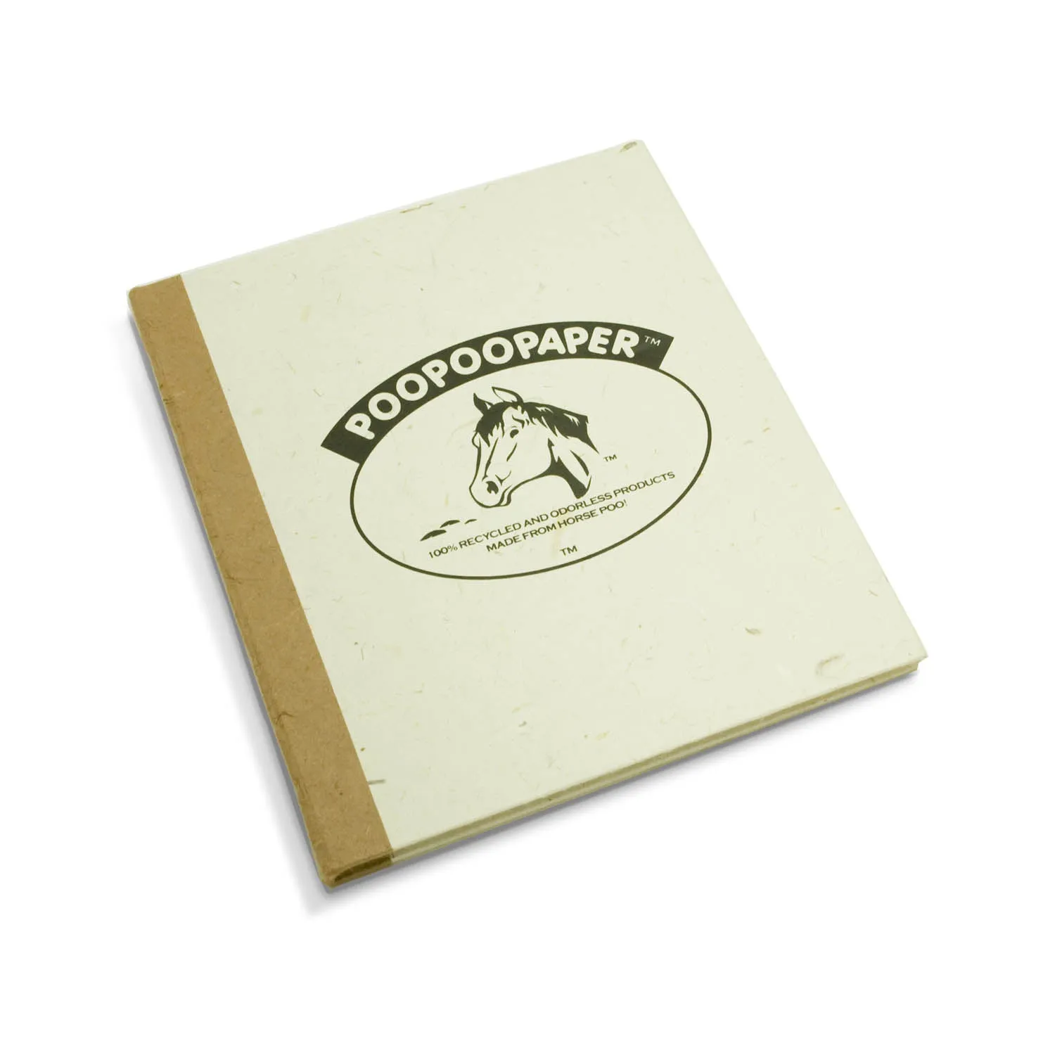 Horse POOPOOPAPER Horse Logo - Eco-friendly Journal - Grass