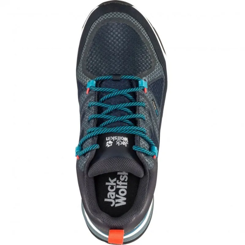 Jack Wolfskin Force Striker Low Women's Walking Shoes - Dark Blue
