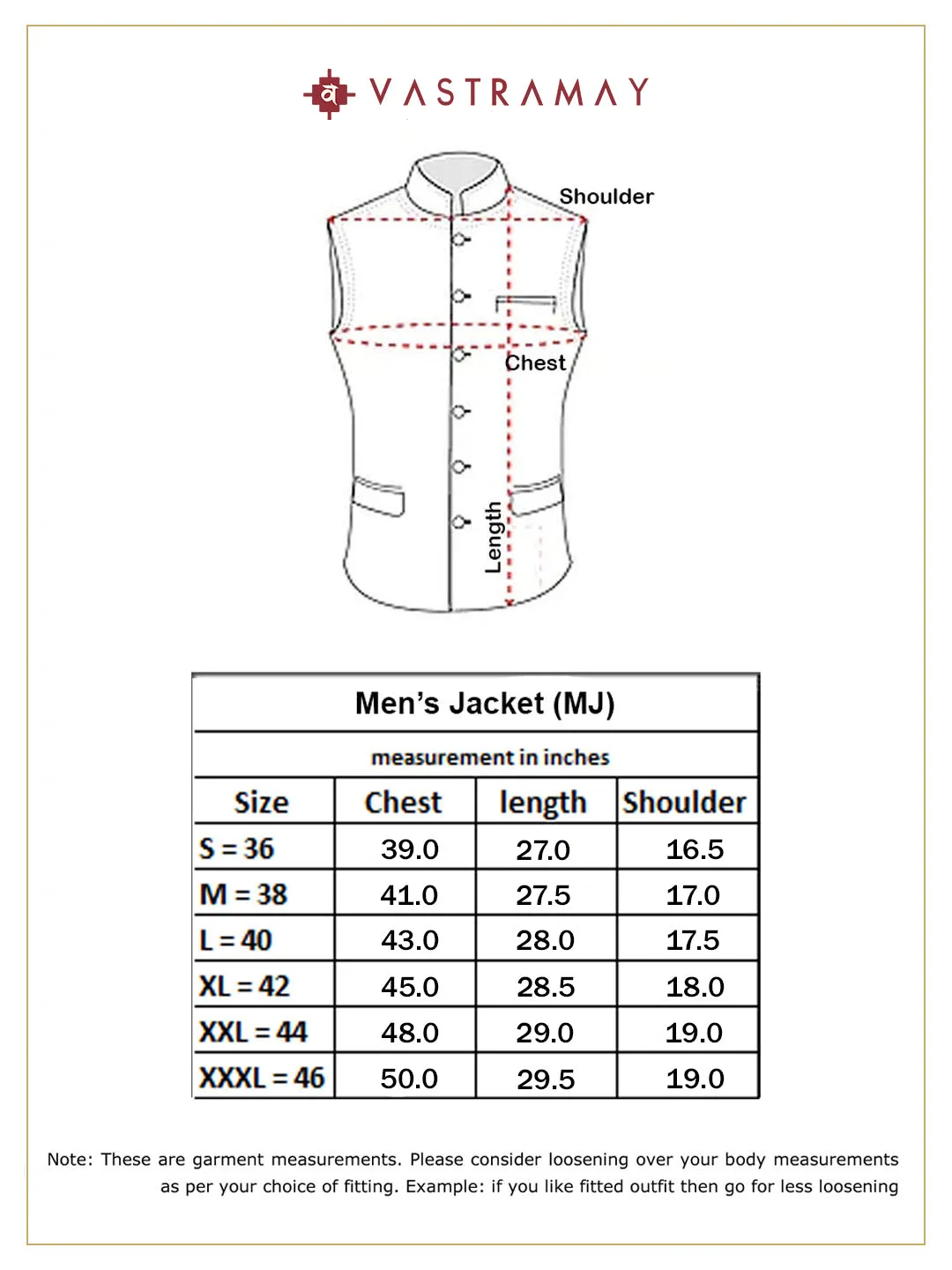 Jashvi Men's Blue Cotton Silk Blend Ethnic Jacket