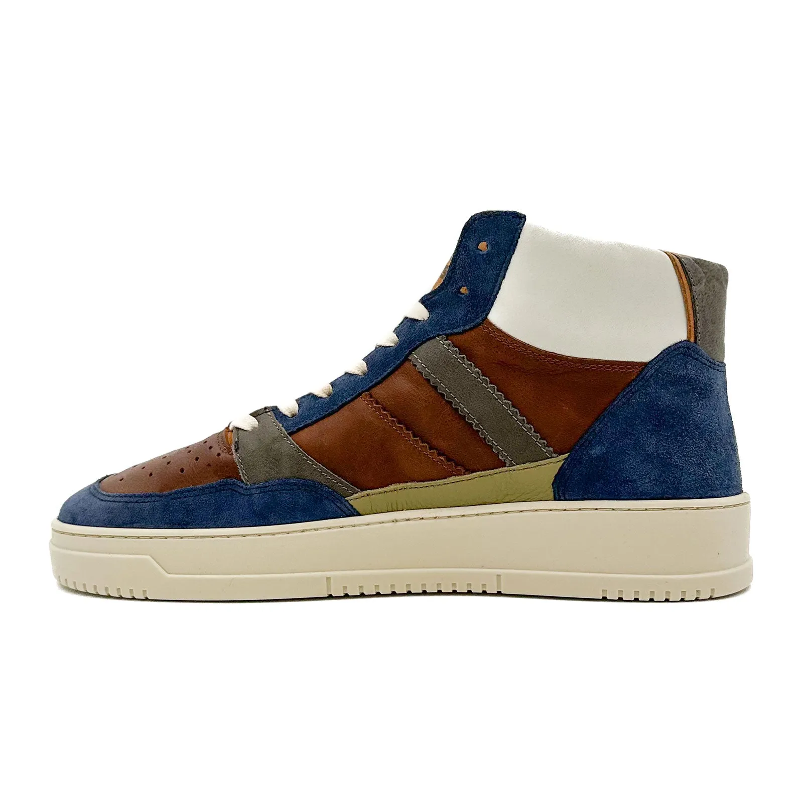 Kamo-Gutsu CAMPO 152 Sneaker (Men) - Royal/Castagno Combi
