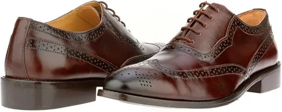 Libertyzeno Men's Wingtip Oxford Lace Up Dress Shoes, Size 7.0 Pair Of Shoes
