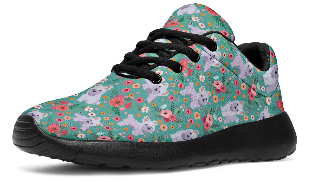 Maltese Flower Athletic Sneakers