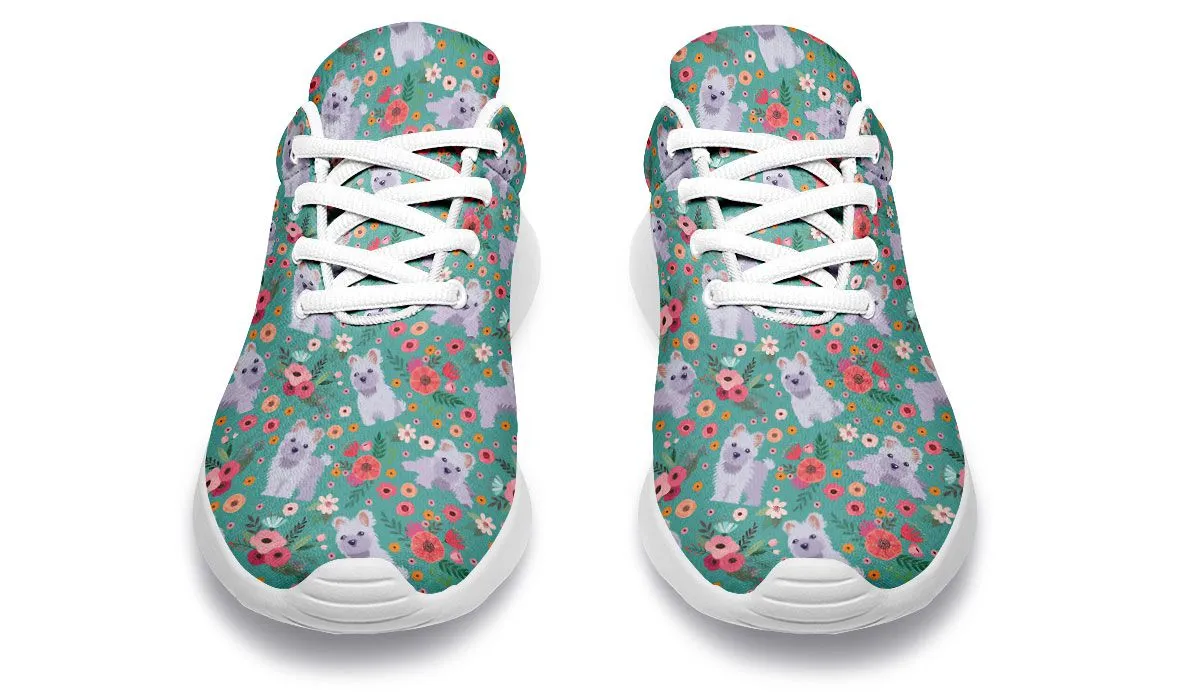 Maltese Flower Athletic Sneakers