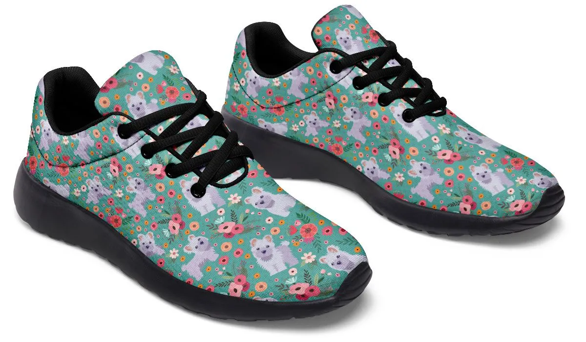 Maltese Flower Athletic Sneakers