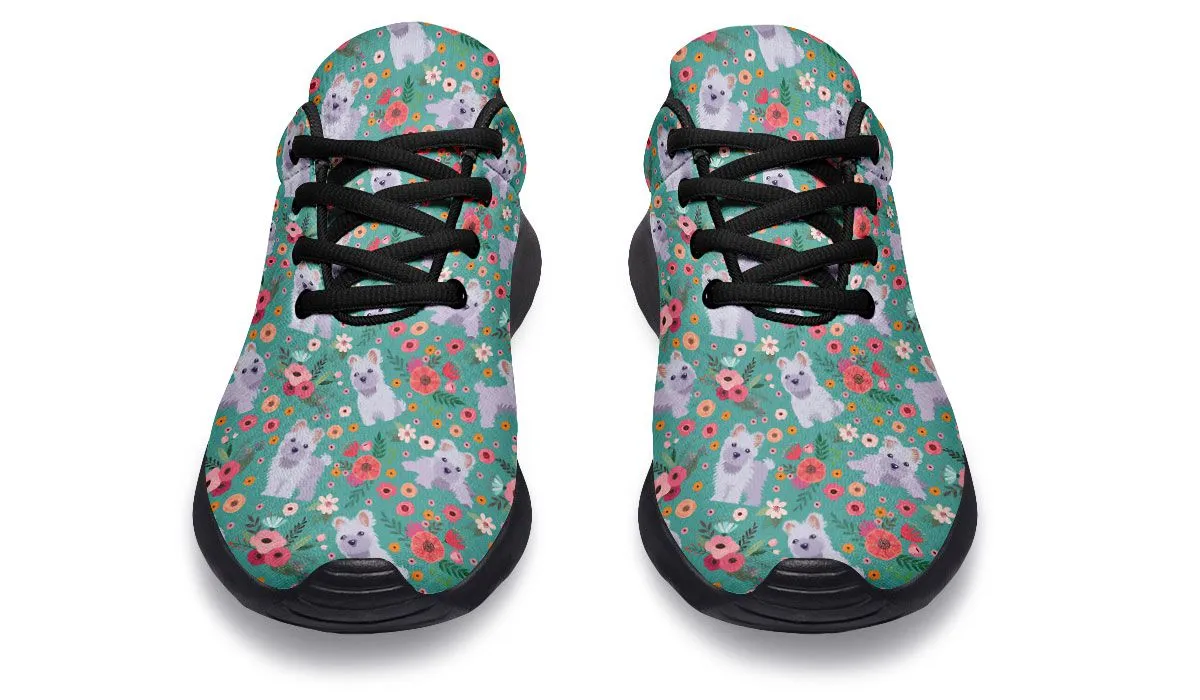 Maltese Flower Athletic Sneakers