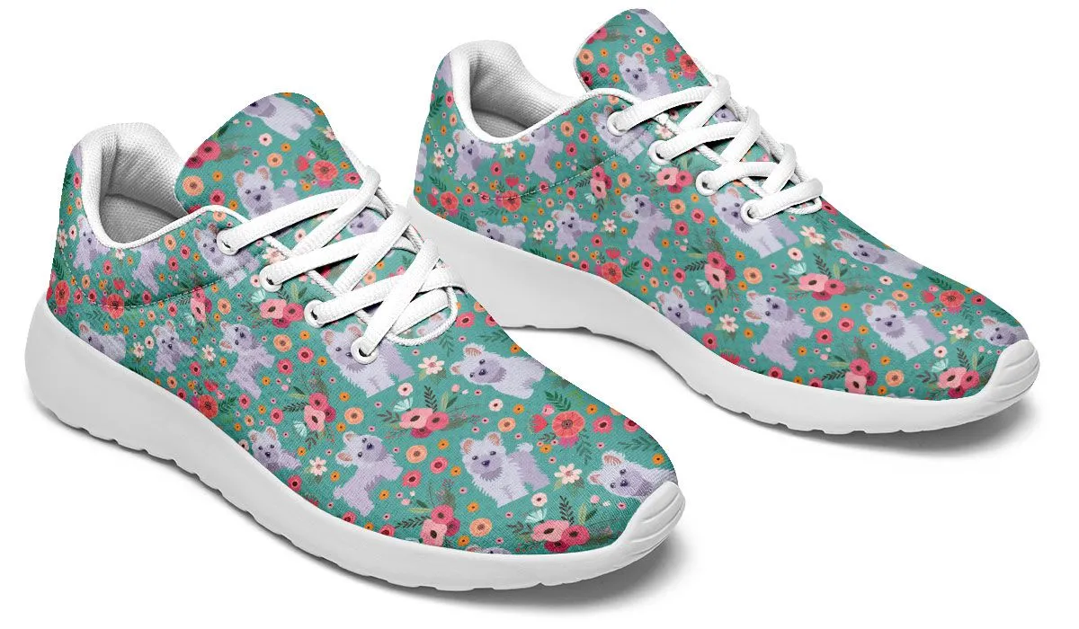 Maltese Flower Athletic Sneakers