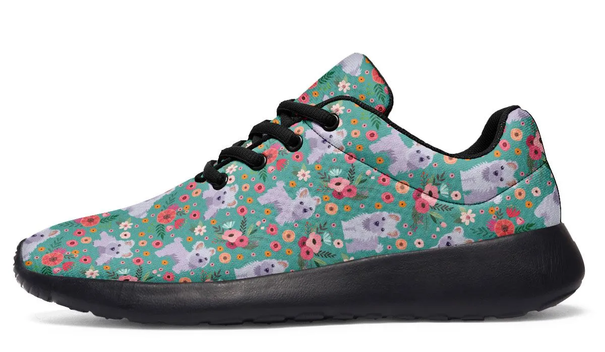 Maltese Flower Athletic Sneakers