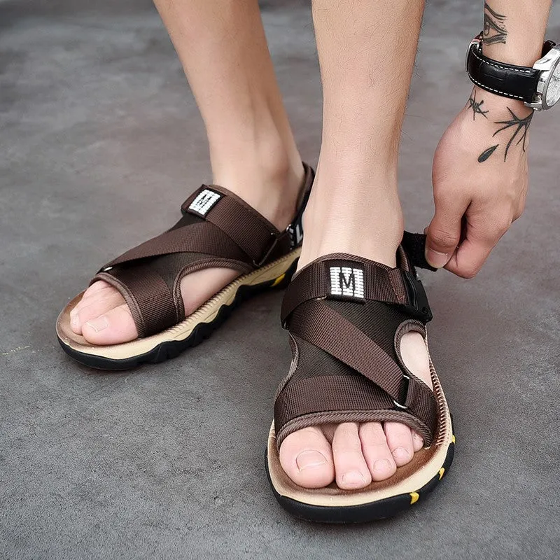 Man's summer simple fashion trending slippers sandals