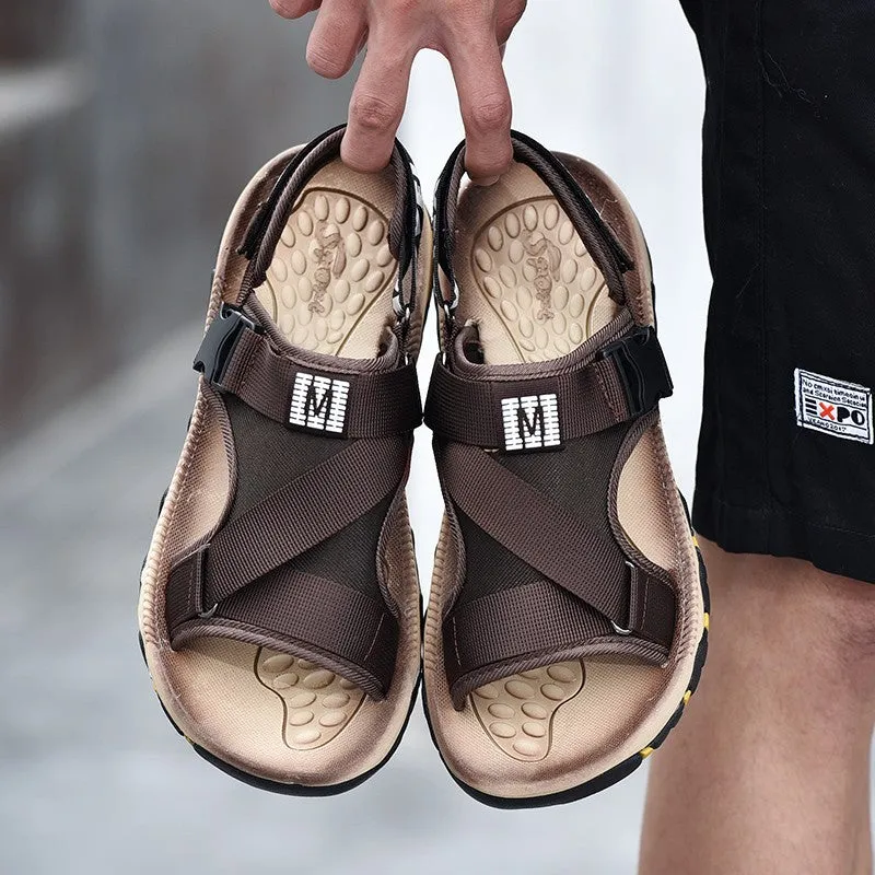 Man's summer simple fashion trending slippers sandals