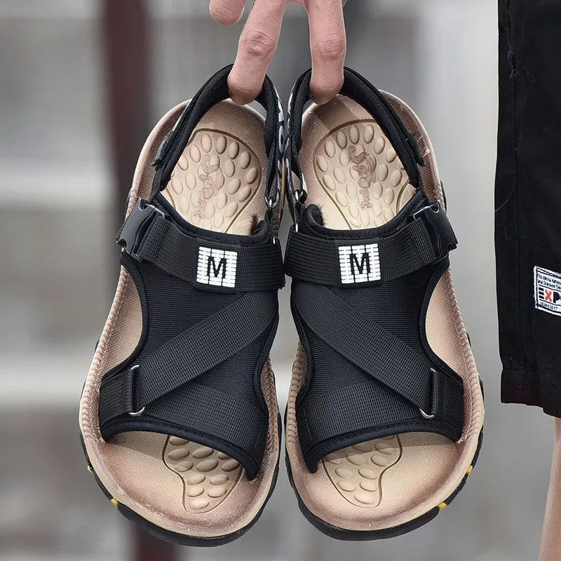 Man's summer simple fashion trending slippers sandals