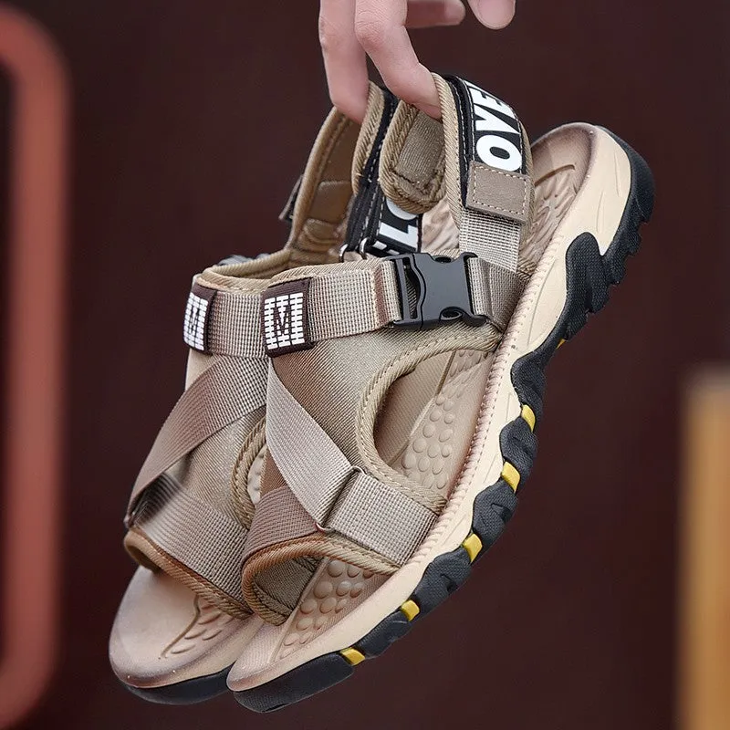 Man's summer simple fashion trending slippers sandals