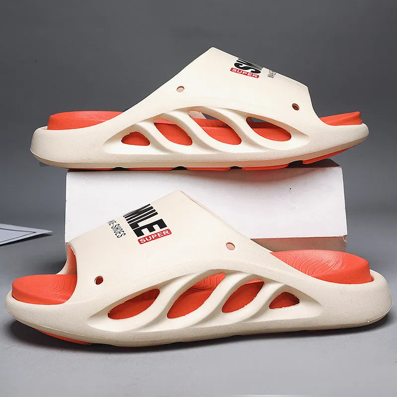 Men's Fashion Casual Outdoor Soft Bottom Sports Platform Slippers