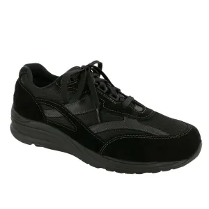 Men's Journey Mesh Lace Up Sneaker Black