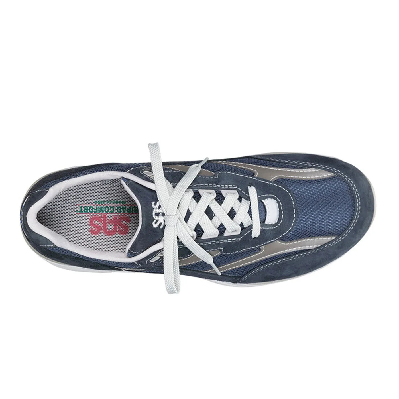 Men's Journey Mesh Lace Up Sneaker Blue