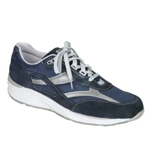 Men's Journey Mesh Lace Up Sneaker Blue