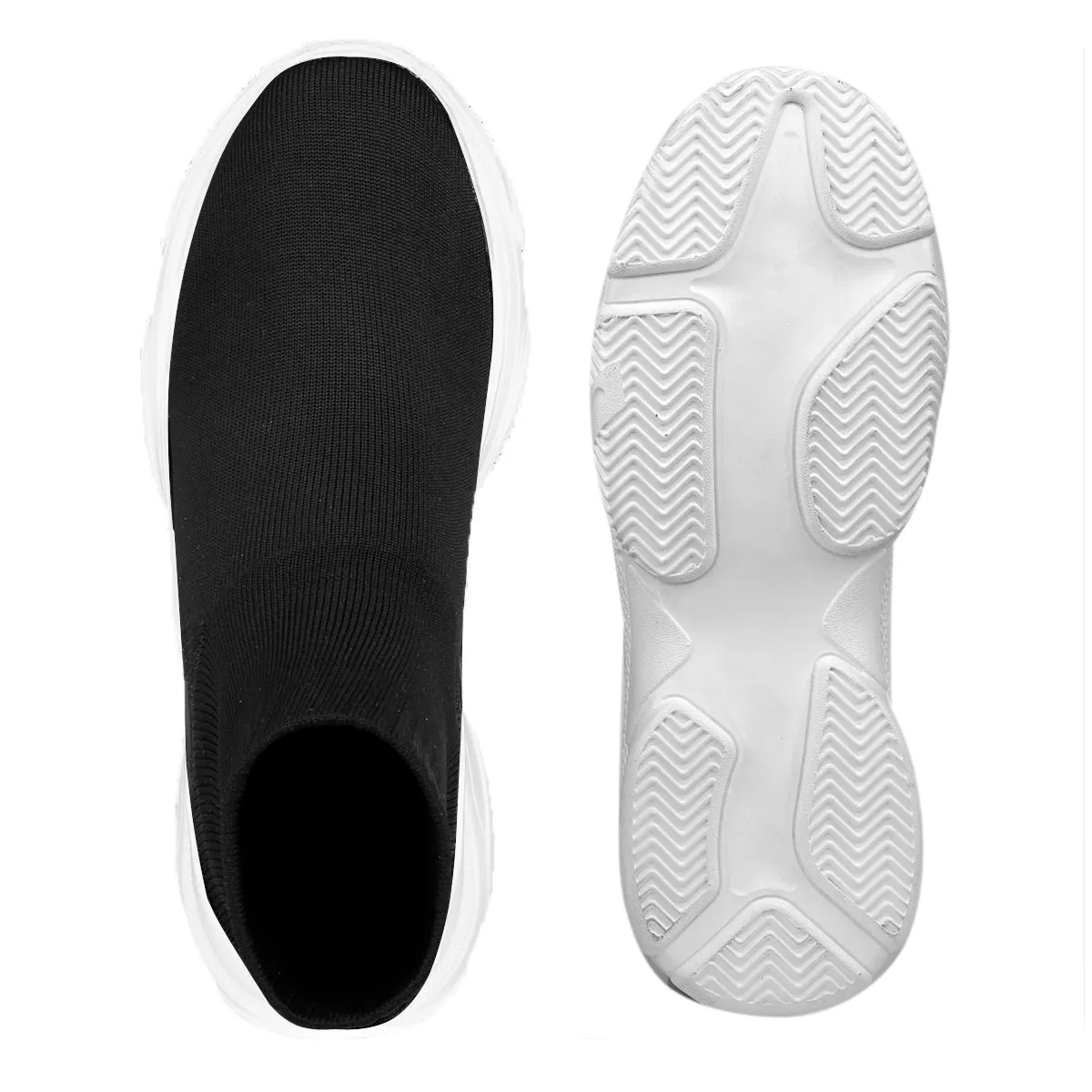 Men's Latest Fashionable Knitted Fabric Casual Socks Shoes