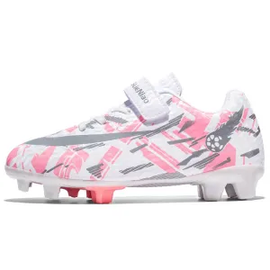 New Kids' Soccer Shoes, Long Studs, Magic Tape, Sizes 28-39