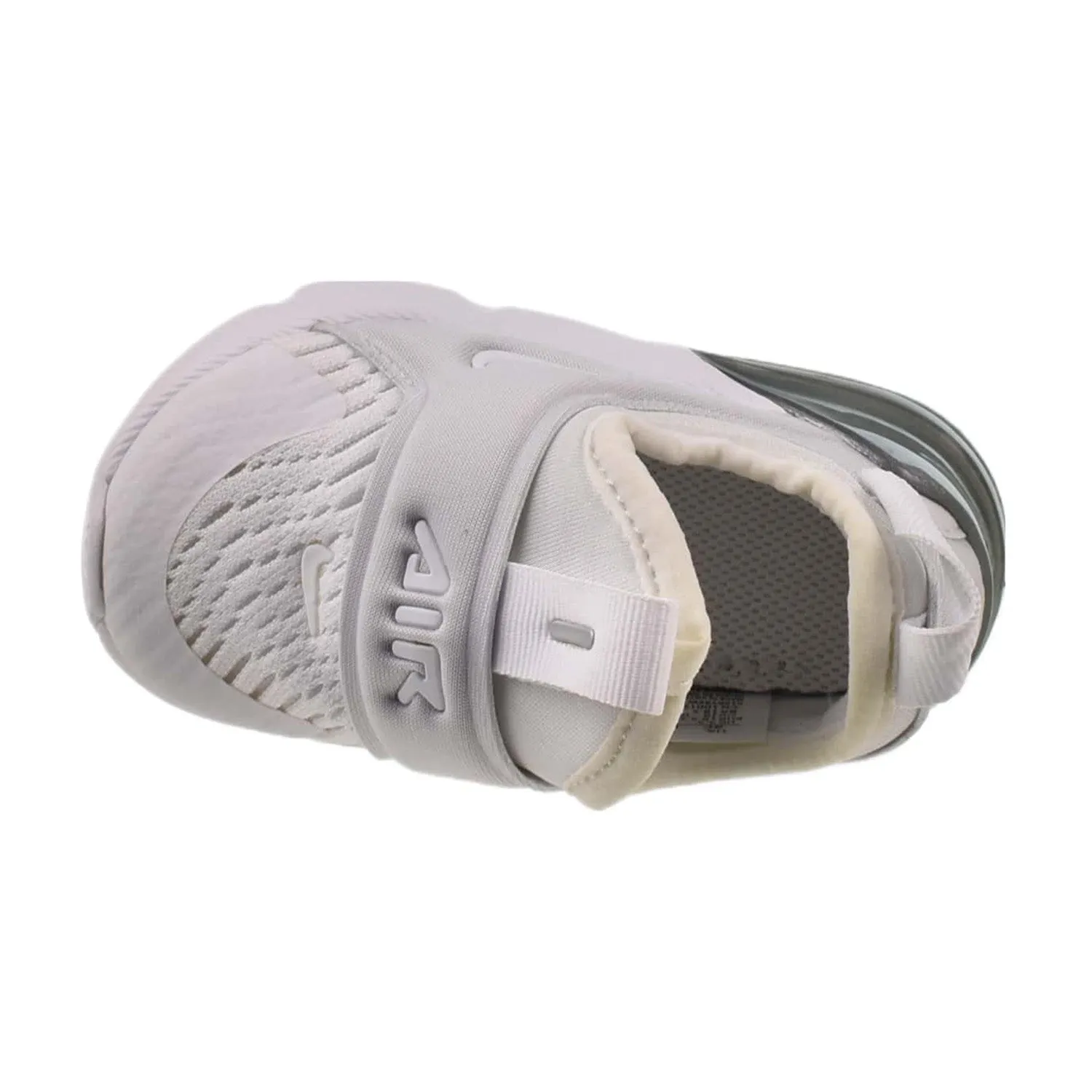Nike Air Max 270 (TD) Toddlers' Shoes White-Metallic Silver