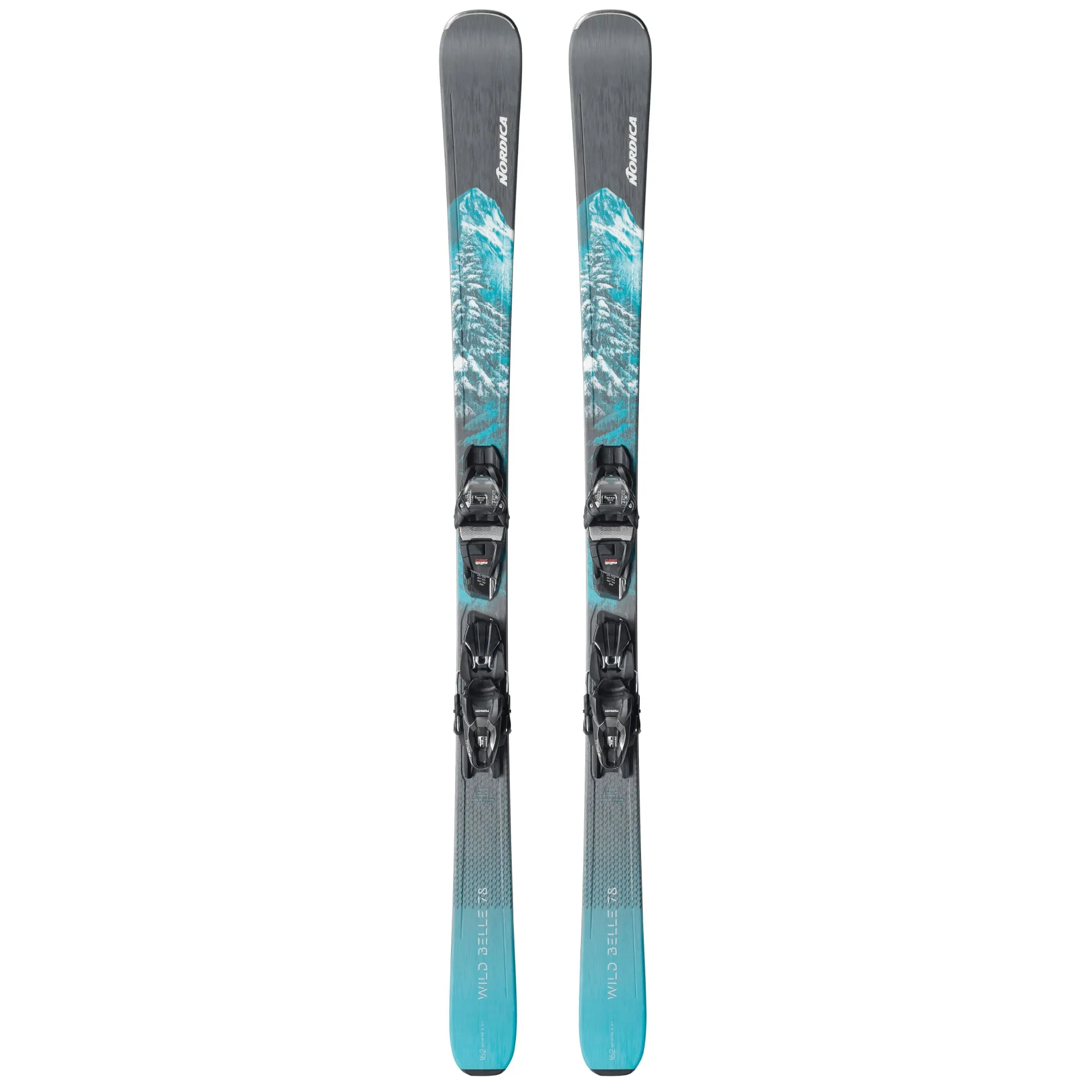 Nordica Wild Belle 78 Womens Skis with TP2 Compact 10 FDT Bindings
