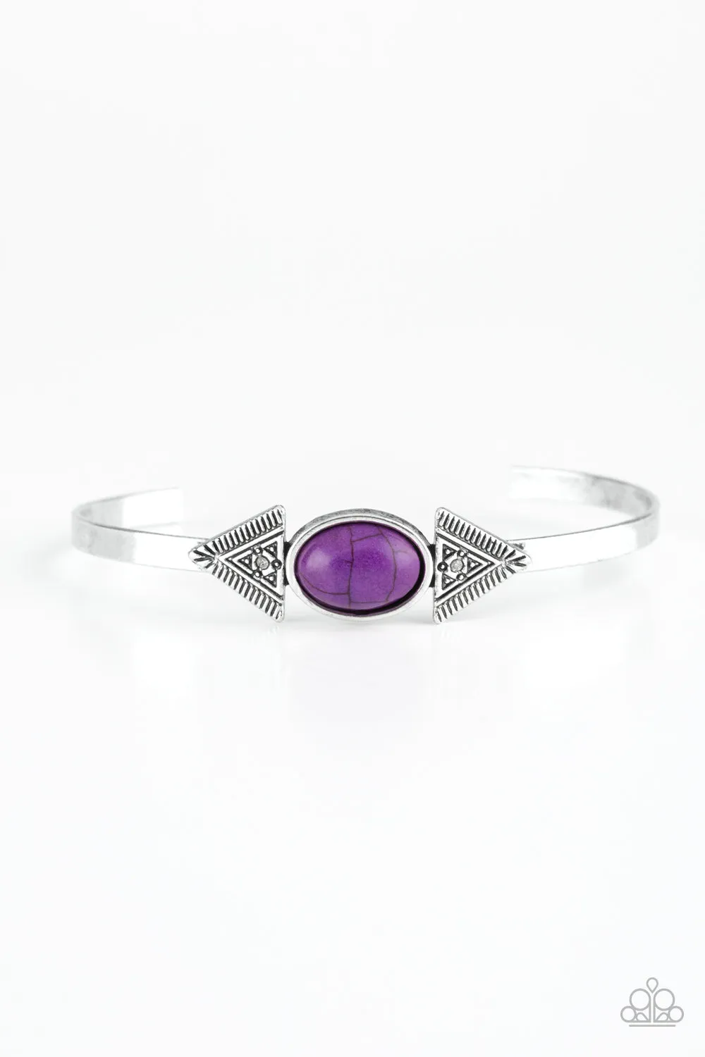 Open Door Jewelry - Apache Trail - Purple Bracelet - Paparazzi Accessories