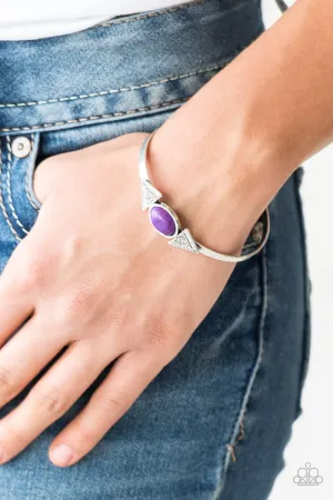Open Door Jewelry - Apache Trail - Purple Bracelet - Paparazzi Accessories