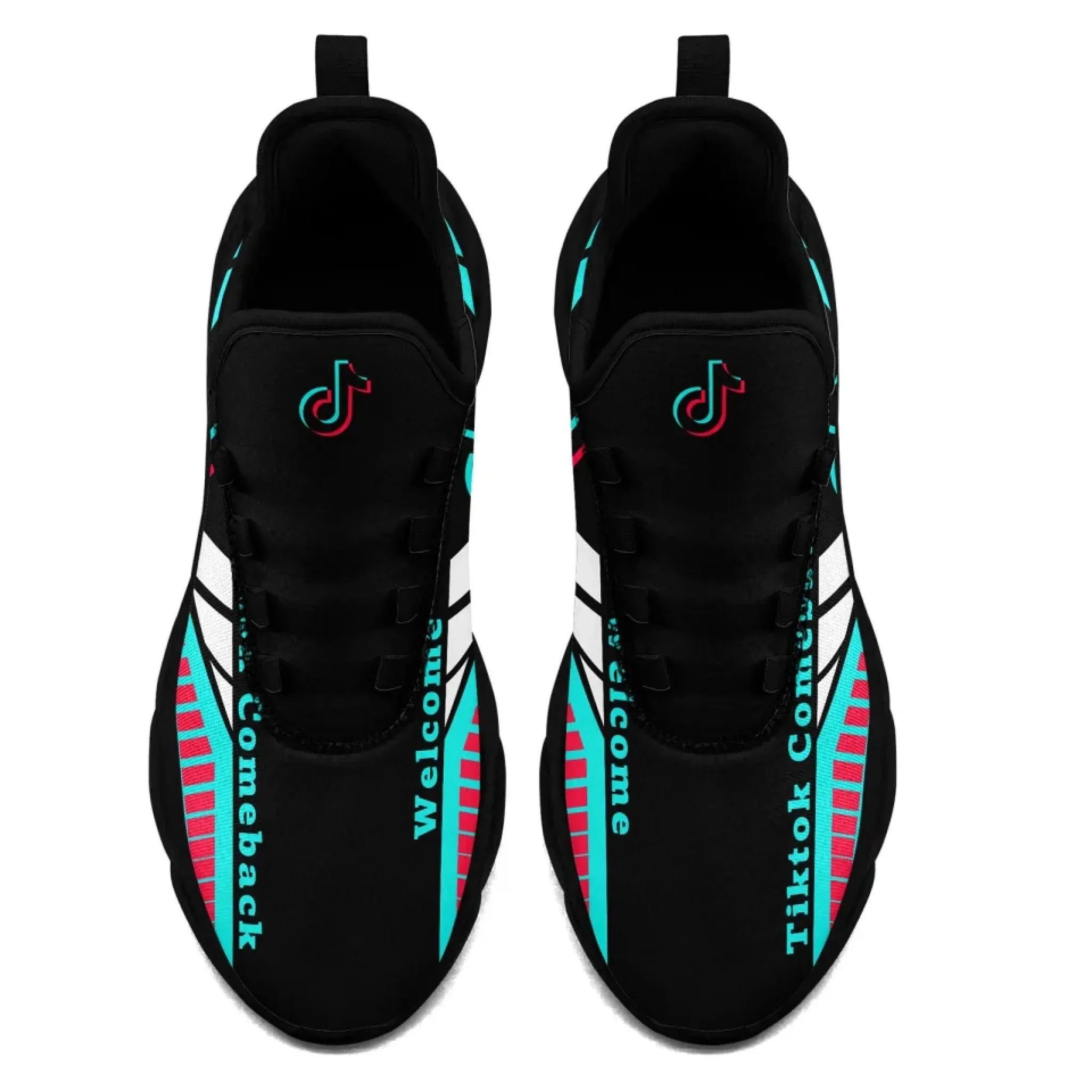 Personalized TikTok Comeback Sneakers, Custom Trendy Social Media Shoes, Comfortable Unisex Shoes