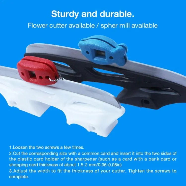 Portable Sander Knife Sharpener for Skate Shoes(Blue)