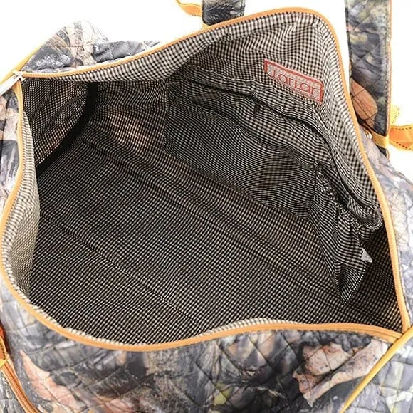 QRC2701 Quilted Camo Large Duffel Bag