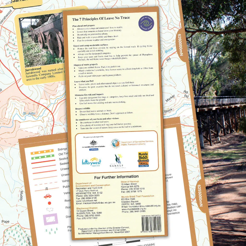 Sidings Rail Trail Map