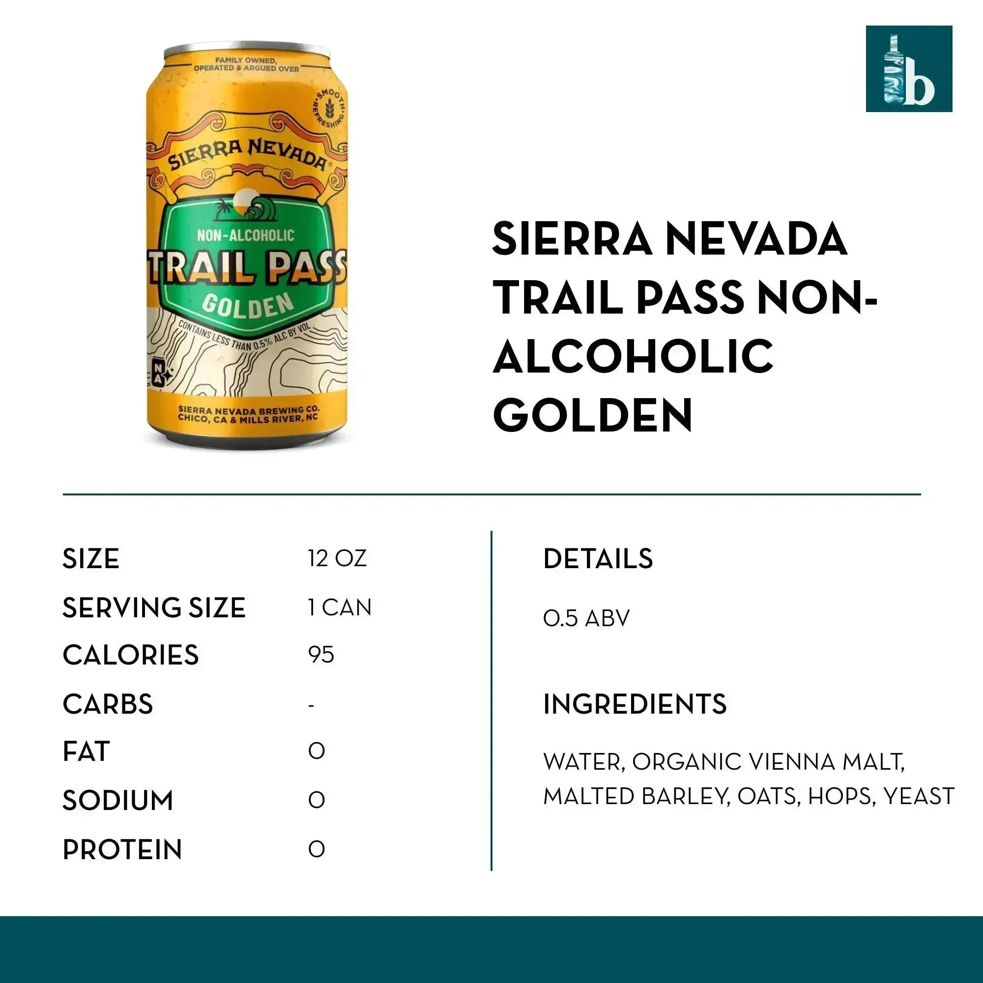 Sierra Nevada Non-Alcoholic Golden Trail Pass