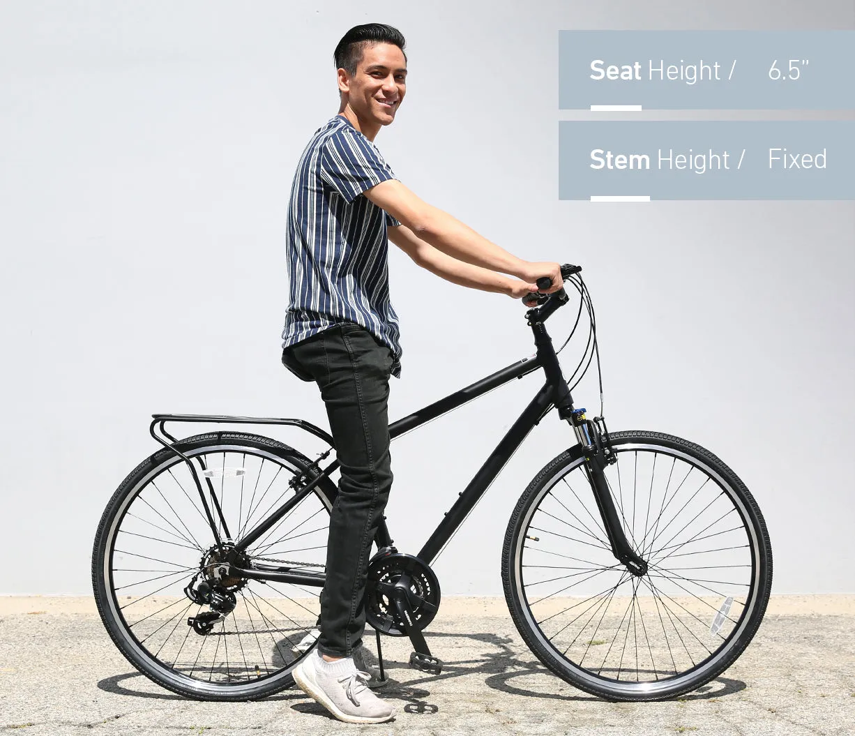 sixthreezero Pave n' Trail Men's 21 Speed Hybrid Bike