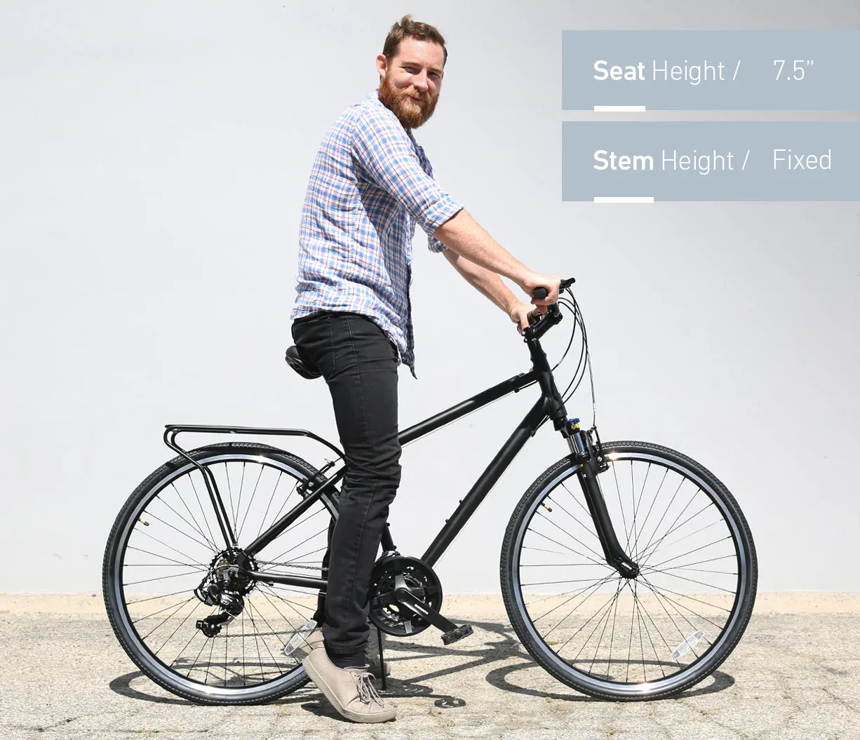 sixthreezero Pave n' Trail Men's 21 Speed Hybrid Bike