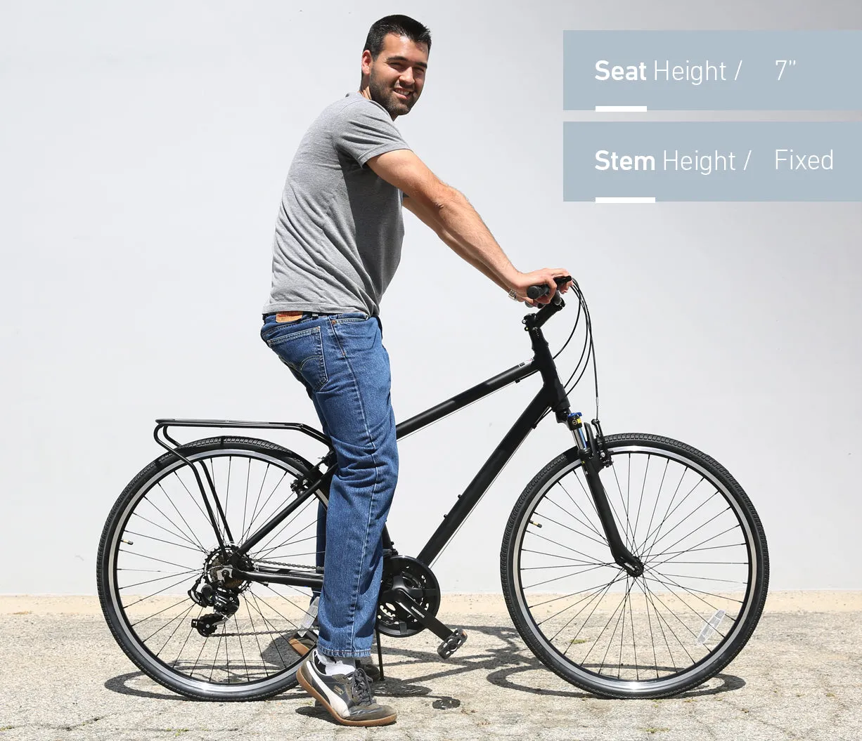 sixthreezero Pave n' Trail Men's 7-Speed Consistent Hybrid Bike