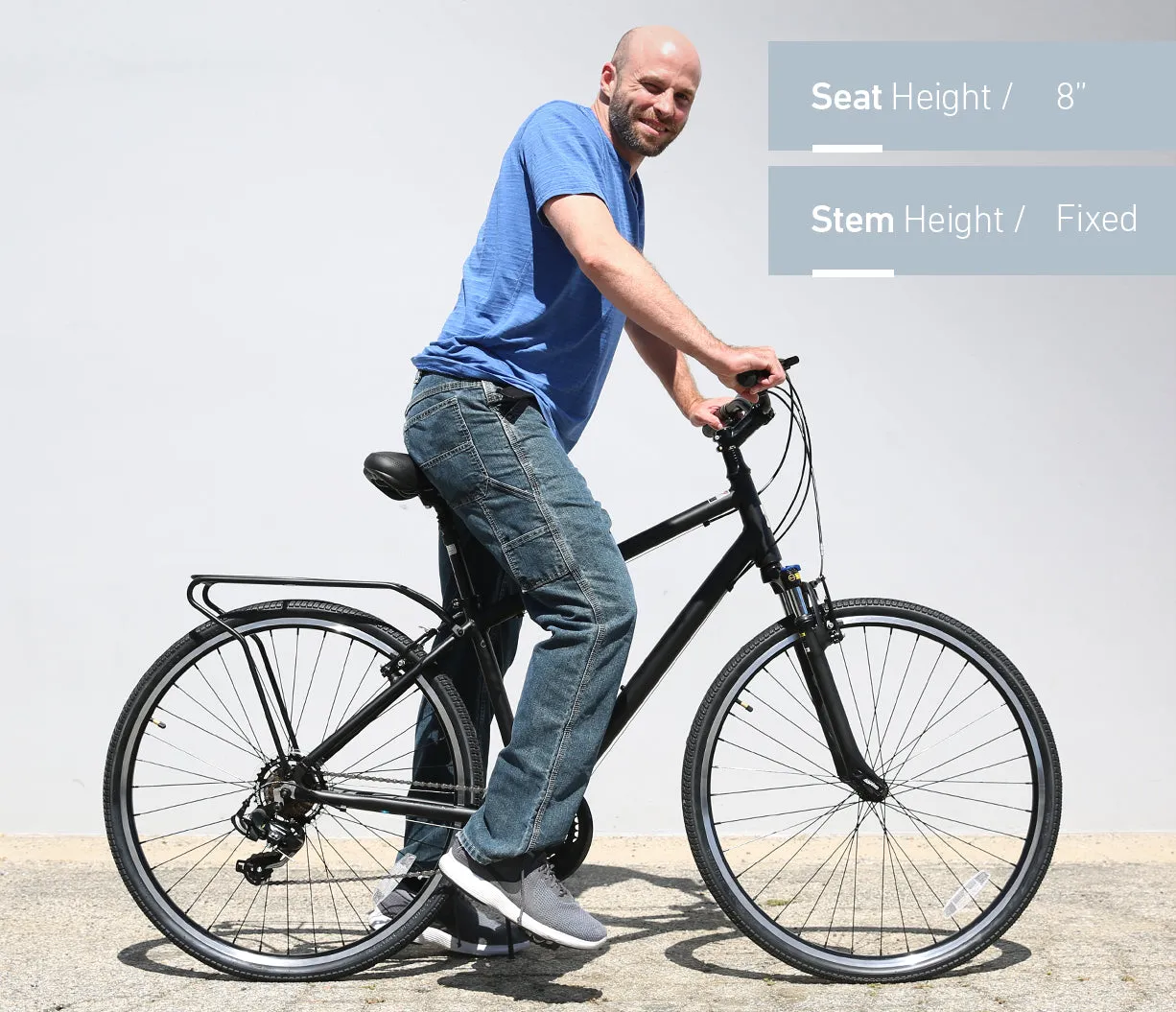 sixthreezero Pave n' Trail Men's 7-Speed Consistent Hybrid Bike