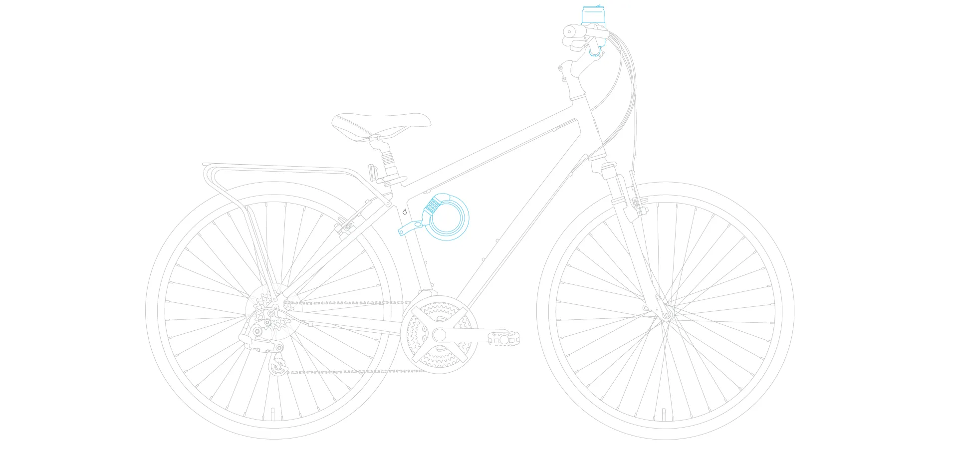 sixthreezero Pave n' Trail Men's 7-Speed Consistent Hybrid Bike