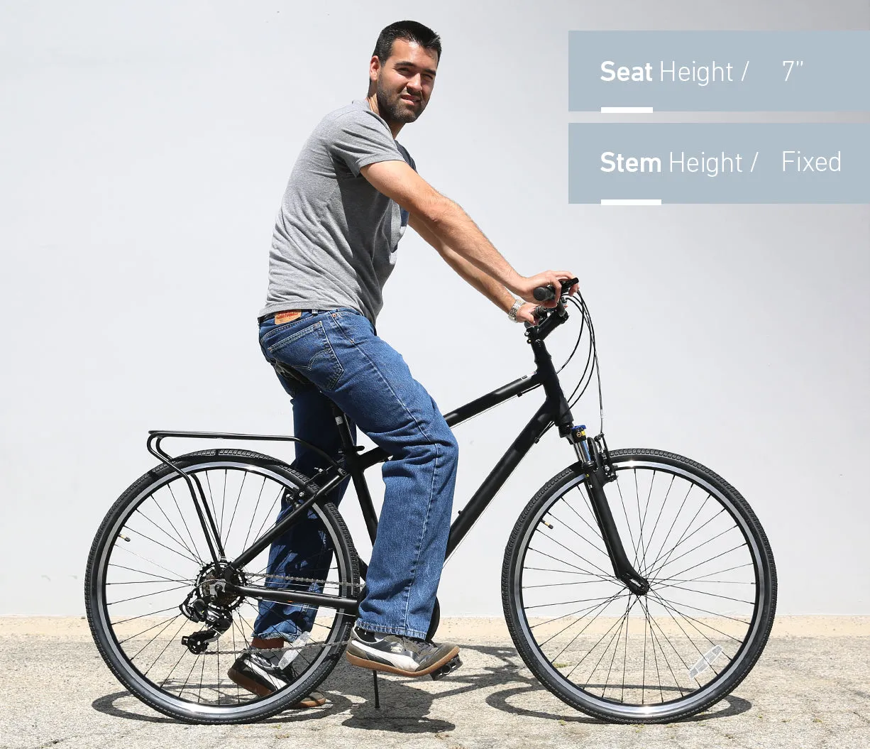 sixthreezero Pave n' Trail Men's 7-Speed Consistent Hybrid Bike