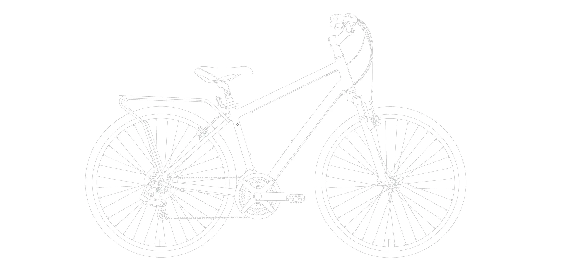 sixthreezero Pave n' Trail Men's 7-Speed Consistent Hybrid Bike