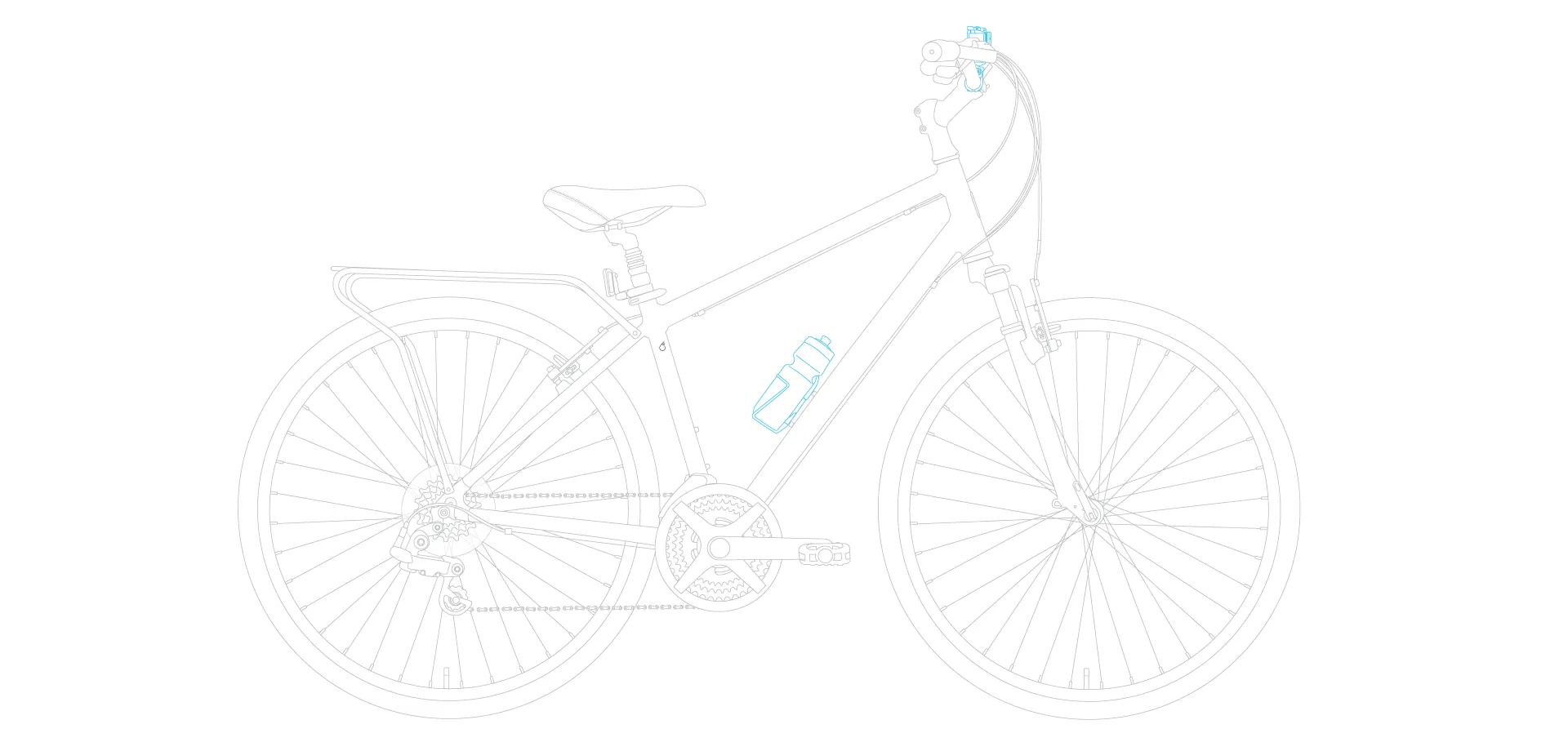 sixthreezero Pave n' Trail Men's 7-Speed Consistent Hybrid Bike