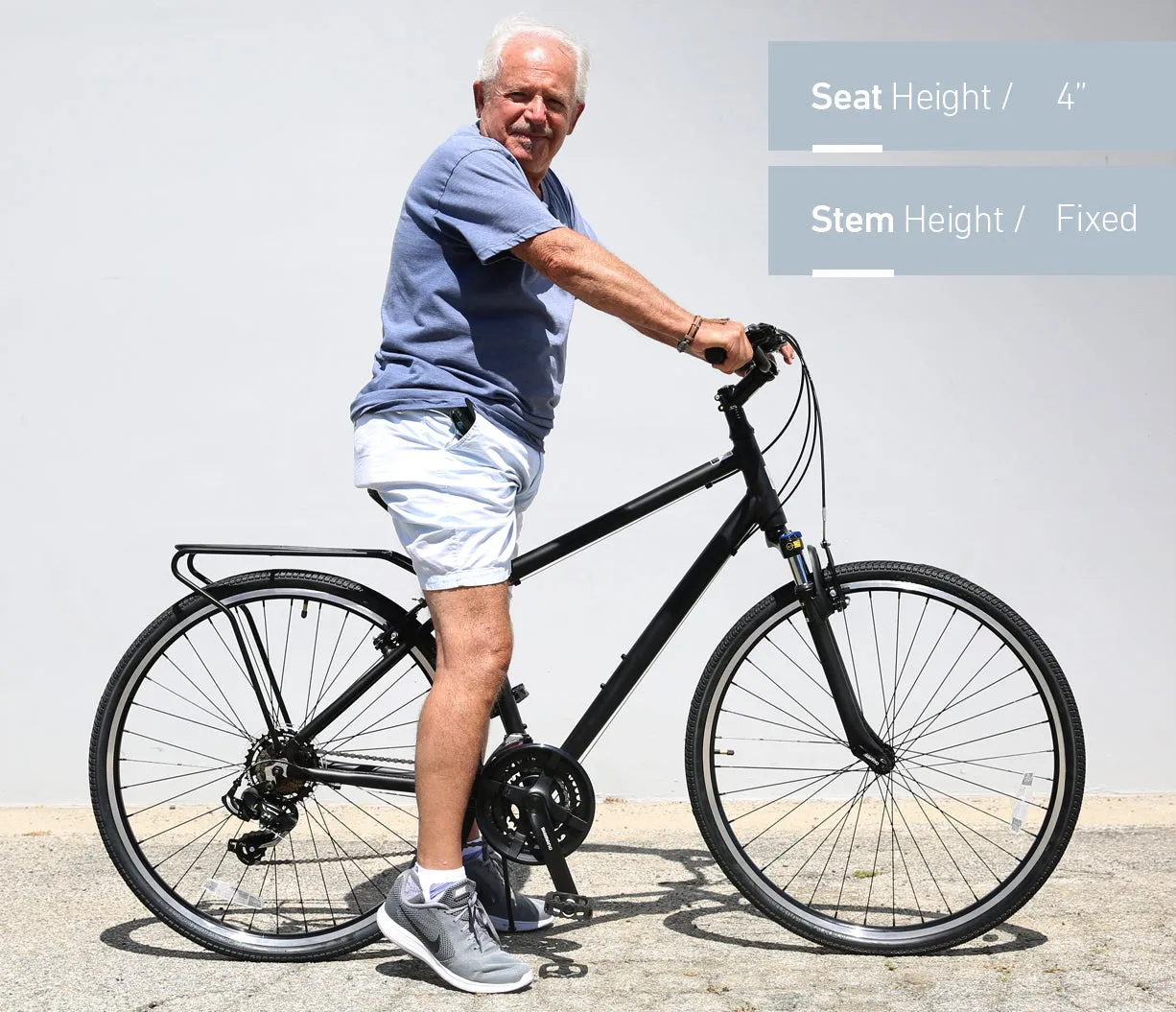 sixthreezero Pave n' Trail Men's 7-Speed Consistent Hybrid Bike