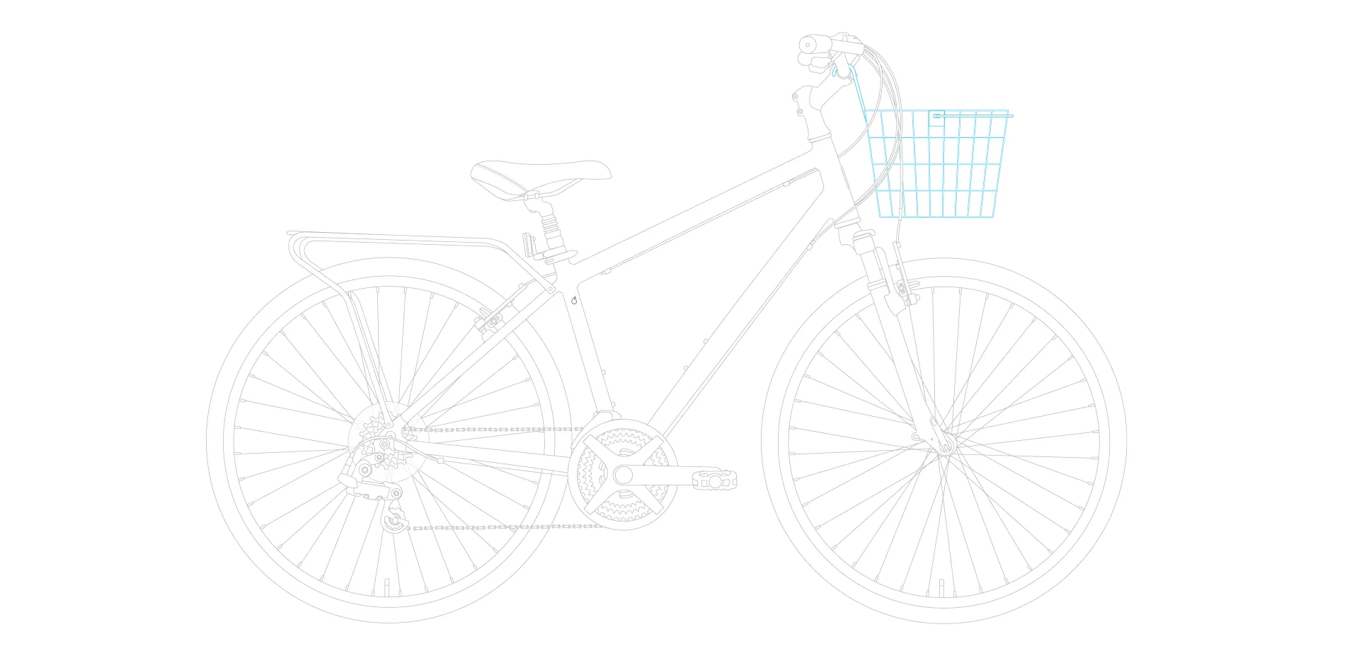 sixthreezero Pave n' Trail Men's 7-Speed Consistent Hybrid Bike