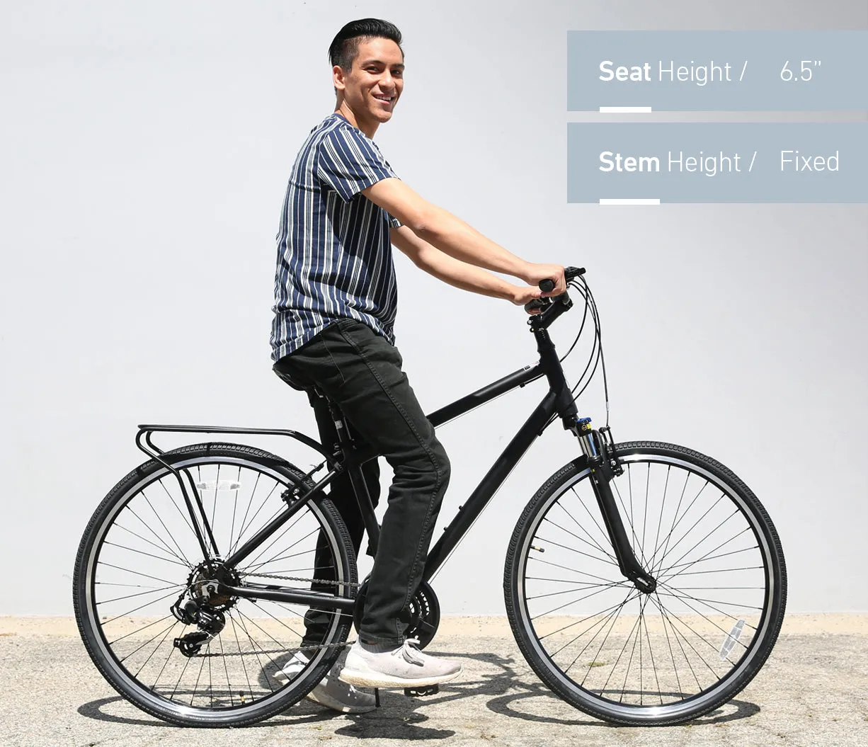 sixthreezero Pave n' Trail Men's 7-Speed Consistent Hybrid Bike