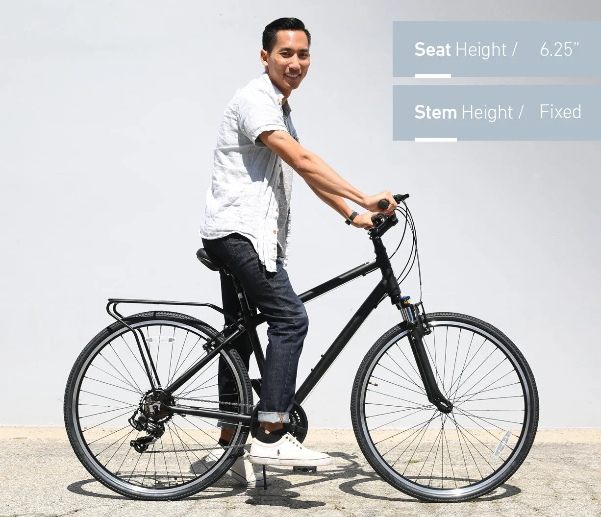 sixthreezero Pave n' Trail Men's 7-Speed Consistent Hybrid Bike